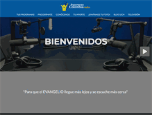 Tablet Screenshot of esperanzacolombiaradio.com